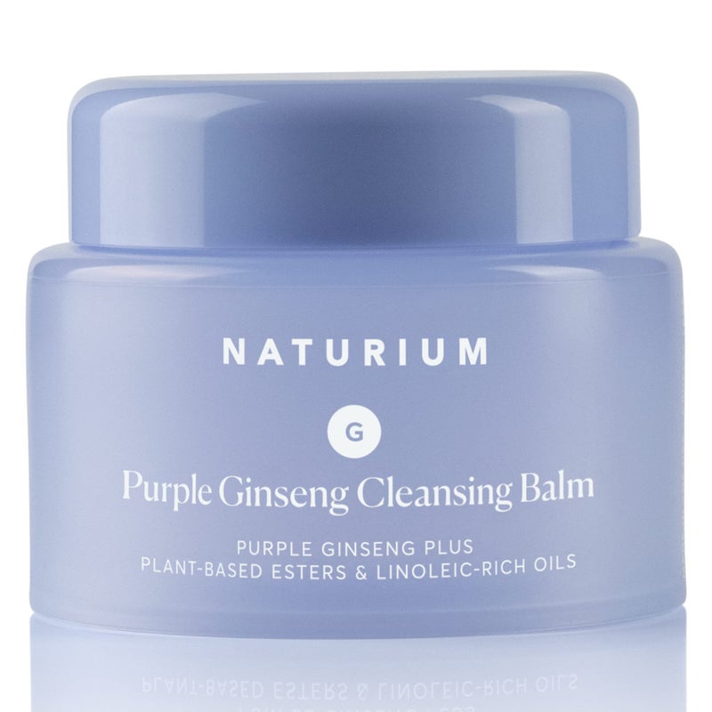 Naturium Purple Ginseng Cleansing Balm Plus PlantBased Esters  LinoleicRich Oils Smoothing Face Wash 30 oz